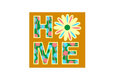 Flower Home Spring 3D Layered Shadow box SVG Template Product Image 2