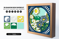 Daisy Meadow Layered Shadow Box Product Image 2