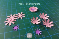 Daisy Paper Flower SVG cut files for Cricut and silhouette cameo
