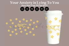 daisy positive quotes have the best day starbucks 16oz hot cup wrap svg presized template for tumbler grande