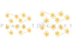 daisy positive quotes skinny tumbler sublimation design for 20oz and 30oz skinny tumbler sublimation wrap