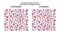 Bundle 6 Halloween Skinny Tumbler Sublimation Wrap SVG Product Image 5