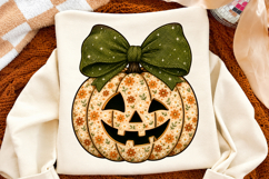 Daisy Pumpkin PNG, Cute Halloween Sublimation Design Product Image 2
