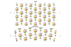 daisy spring floral 40oz quencher tumbler sublimation full wrap SVG high resolution transparent background