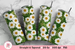 Tumbler Sublimation Daisy Bundle, Spring Flowers PNG, Flowers Bundle PNG, Spring Tumbler, Tumbler 20 oz