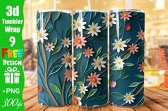 3d tumbler design,flower tumbler wrap,skinny tumbler wrap,3d flowers,tumbler wrap,tumbler design,sublimation design,3d tumbler wrap,flower pattern,daisy tumbler wrap,digital download,seamless tumbler,instant download