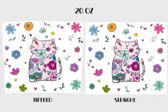 Tumbler Sublimation Daisy Bundle, Spring Flowers PNG, Spring Tumbler, Tumbler 20 oz