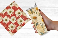 Vintage Daisy Flowers Digital Paper Bundle Product Image 2