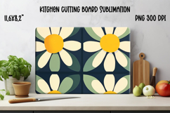 Daisy flower kitchen board | Summer kitchen cutting board Product Image 1