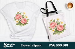 Daisy flower clipart PNG design | Summer flower sublimation Product Image 1