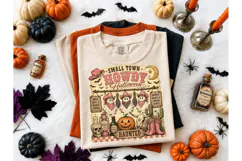 Small Town Howdy Halloween PNG Tee Product Image 1