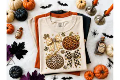 Leopard Pumpkin Coquette Bow Fall PNG-Leopard Pumpkin Coquet Product Image 2
