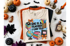 She Is A Teacher I Can Tell PNG Tee Product Image 2