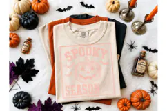Spooky Season Pumpkin PNG Halloween Tee Product Image 1