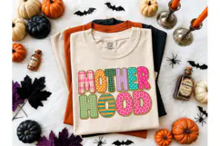 Motherhood Boho Patchwork PNG Tee Design Product Image 2