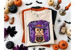 Witch Ghost Halloween PNG Sublimation Te Product Image 2
