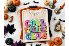 Cool Teachers Club PNG Sublimation Tee Product Image 1