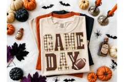 Game Day Football PNG Sublimation Tee Product Image 2