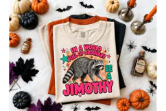 Funny Raccoon Jimothy PNG Tee Design Product Image 1