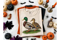 Mallard Duck Pair PNG Shirt Design Product Image 2