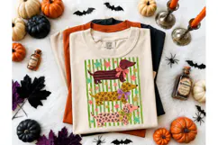 Cute Dachshund Trio PNG Sublimation Tee Product Image 2
