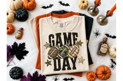 Game Day Football PNG Sublimation Tee Product Image 2