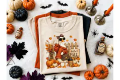 Hello Fall Fancy Duck PNG Shirt Design Product Image 2