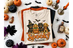 Spooky Season Dachshund Halloween PNG Te Product Image 1