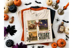 Small Town Friday Nights PNG Tee Design Product Image 2