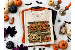 Halloween Pumpkin PNG Shirt Design Product Image 2