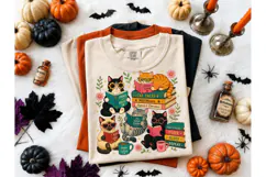 Bookish Cats Reading PNG Shirt Design Product Image 2
