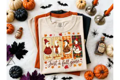 Just A Fall Goose PNG Shirt Design Product Image 2