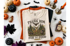 Let Us Thank Him Genesis PNG Tee Product Image 1