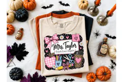 Mrs Taylor Teacher PNG Sublimation Tee Product Image 1