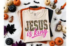 Jesus Is King Camo PNG Shirt Design Product Image 1