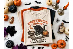 Spooky Biscuits Bakery Halloween Cat PNG Product Image 1