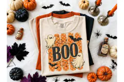 Halloween Boo Ghost PNG Shirt Design Product Image 2
