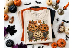 Halloween Pumpkin Jack-O-Lantern PNG Tee-Halloween Pumpkin J Product Image 1