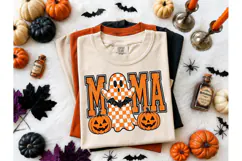 Halloween Mama Ghost PNG Shirt Design Product Image 2