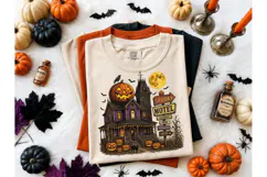 Spooky Motel Halloween PNG Shirt Design Product Image 2