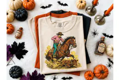 Cowboy Roping Calf Western PNG Tee Product Image 2
