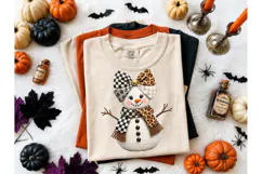 Cute Snowman Halloween PNG Sublimation T Product Image 2