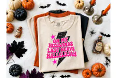 On My Husbands Last Nerve PNG Tee Product Image 2