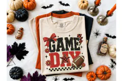 Game Day Football PNG Sublimation Tee-Game Day Football PNG Product Image 2