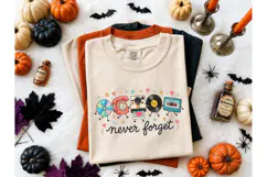 Never Forget Retro Tech PNG Tee Design Product Image 2