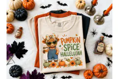 Pumpkin Spice Hallelujah PNG Tee Design Product Image 2