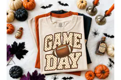 Game Day Football PNG Sublimation Tee-Game Day Football PNG Product Image 2