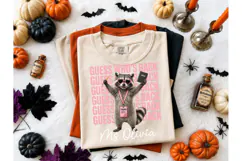 Funny Raccoon Teacher PNG Shirt Design Product Image 2