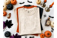 Fall Pumpkin Coquette PNG Shirt Design Product Image 2
