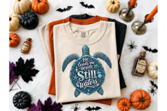 Sea Turtle Still Waters PNG Shirt Design Product Image 2